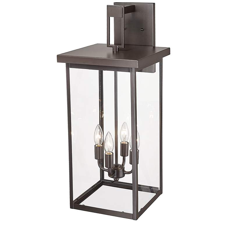 Image 5 Barkeley 27" High Powder Coated Bronze Outdoor Wall Light more views