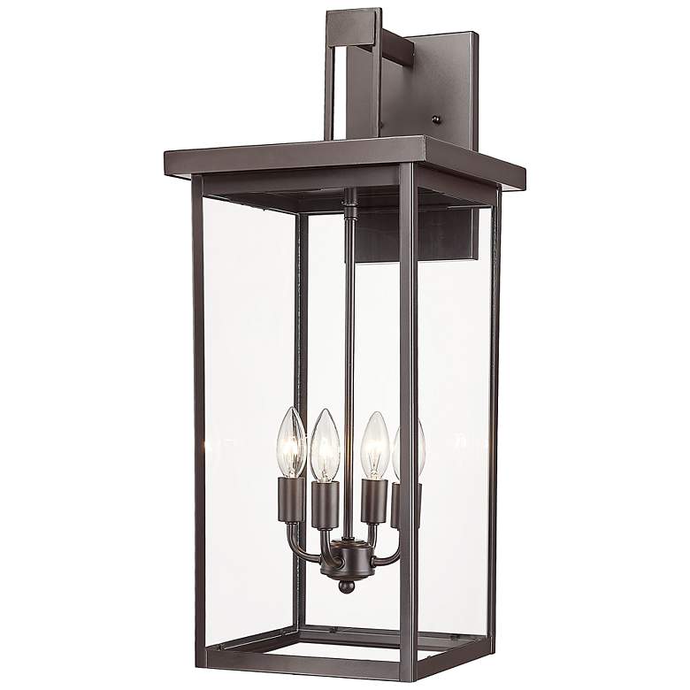 Image 6 Barkeley 27" High Powder Coated Bronze Outdoor Wall Light more views