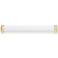 Barkley 48" Wide Gold and White Bath Bar Vanity Wall Light