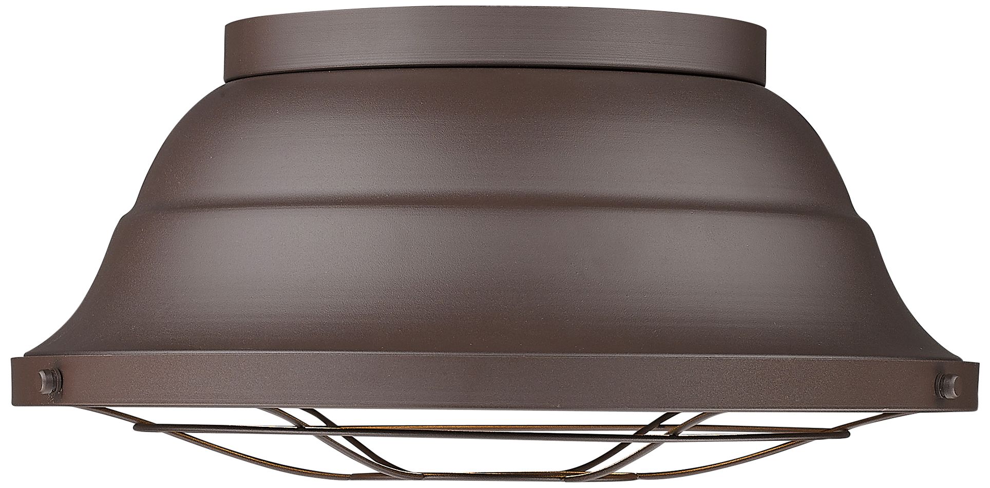 Barlett 16 1/4"W Textured Bronze UV Outdoor Flushmount Ceiling Light