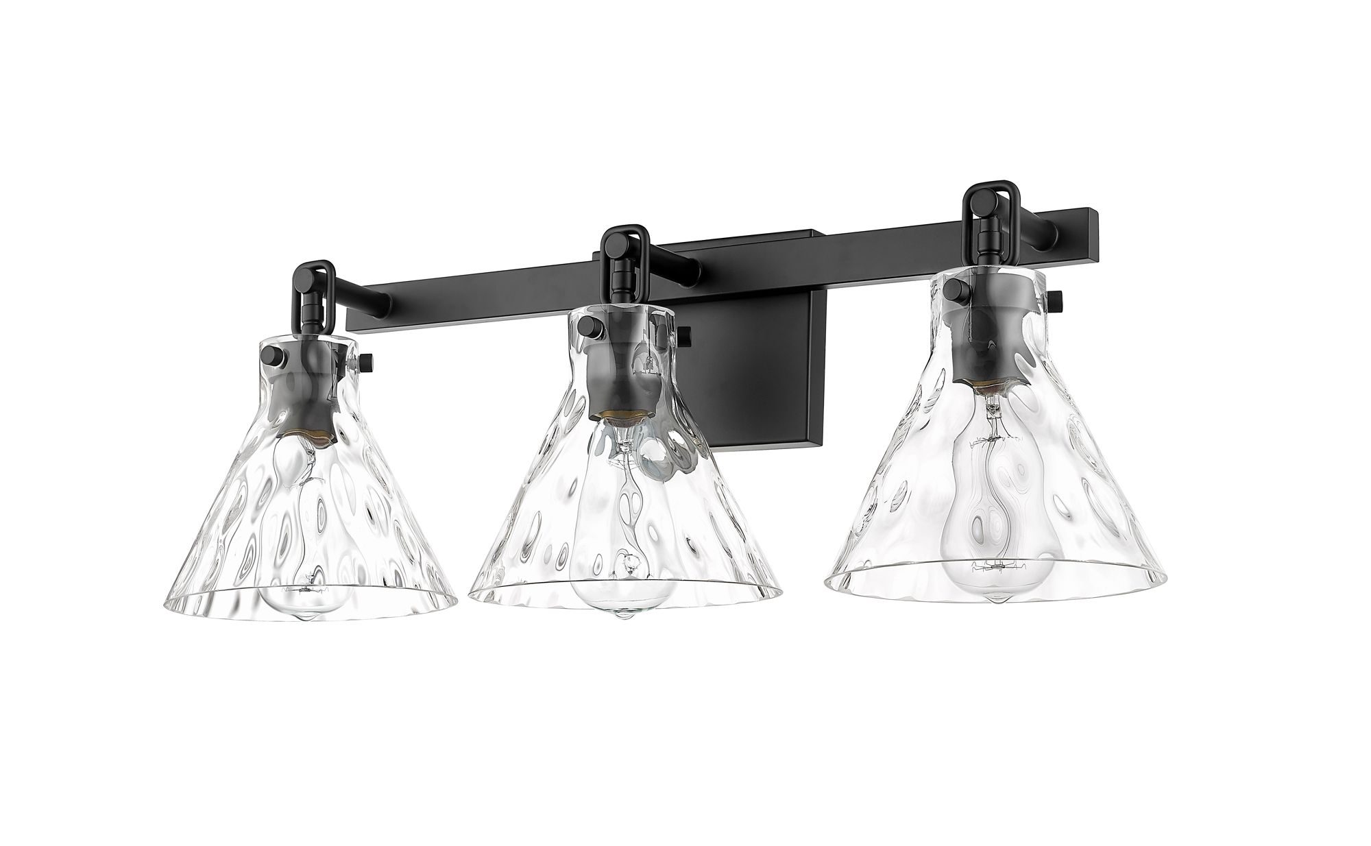 Image 3 Barlon 25 1/2" Wide Matte Black 3-Light Vanity Bath Light more views