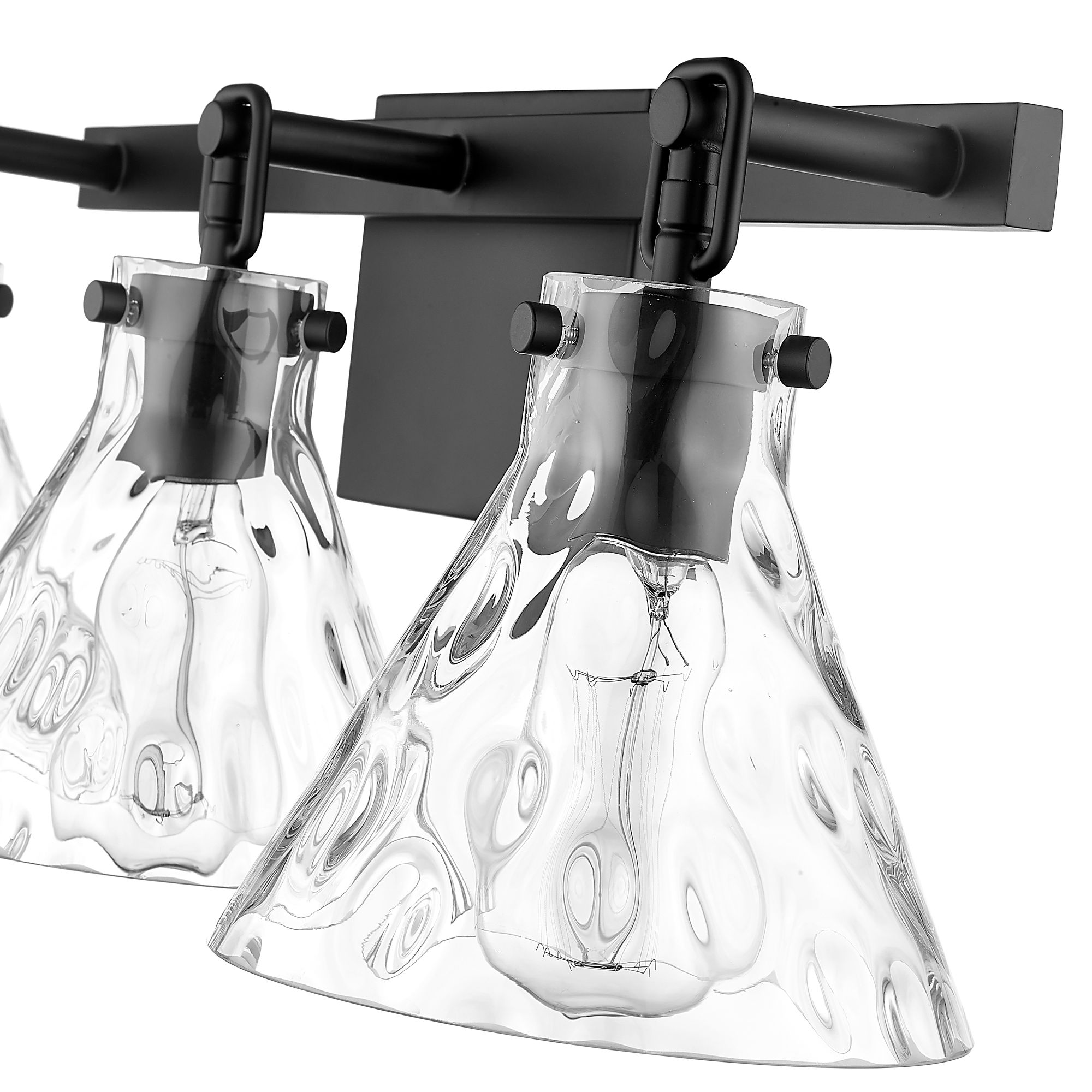 Image 6 Barlon 25 1/2" Wide Matte Black 3-Light Vanity Bath Light more views