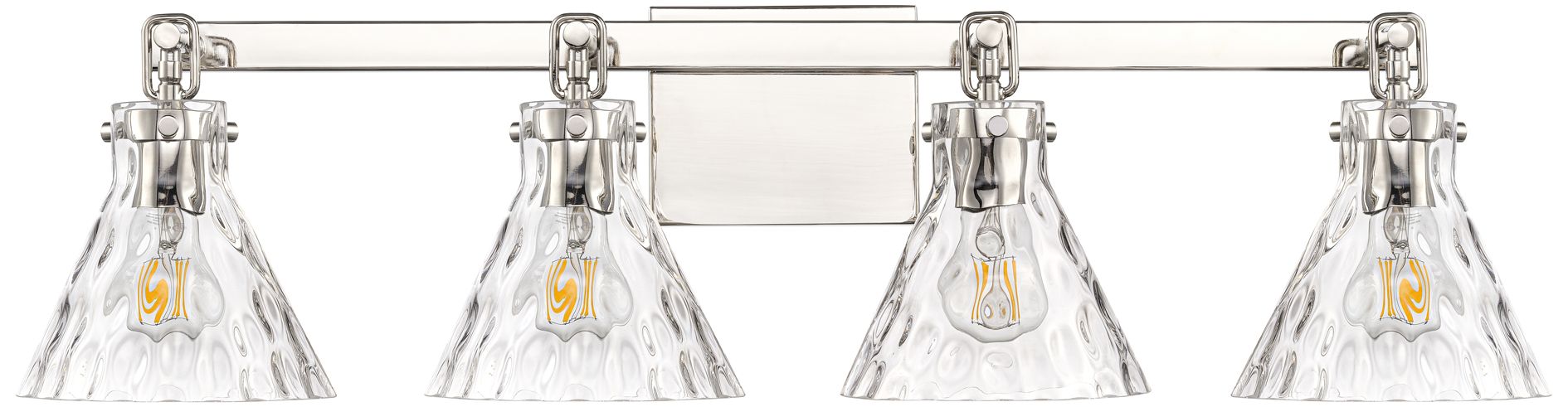 Image 3 Barlon 34.75" Wide 4-Light Vanity in Polished Nickel more views