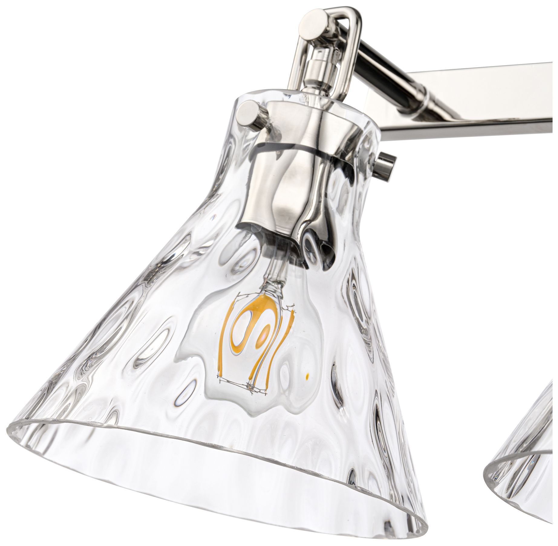 Image 4 Barlon 34.75" Wide 4-Light Vanity in Polished Nickel more views