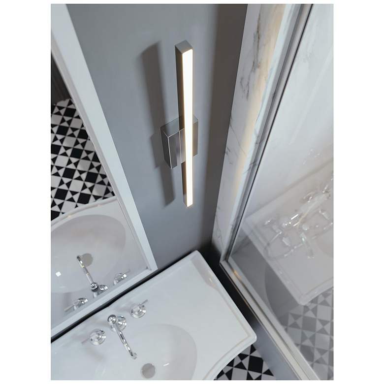 Image 2 Barlow Vanity - LED 20W - 1800 - 120V - Satin Nickel more views