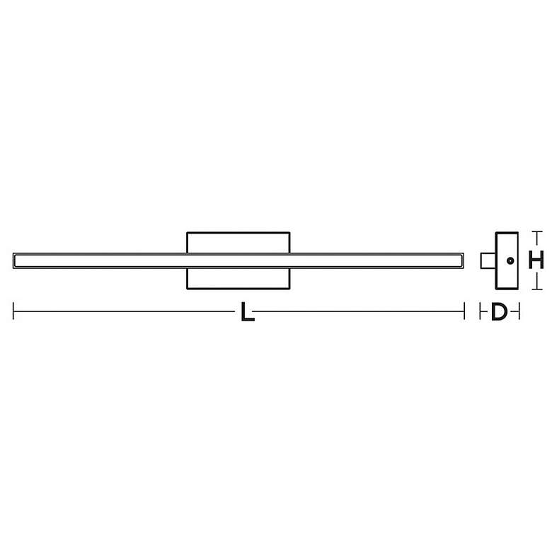 Image 3 Barlow Vanity - LED 20W - 1800 - 120V - Satin Nickel more views