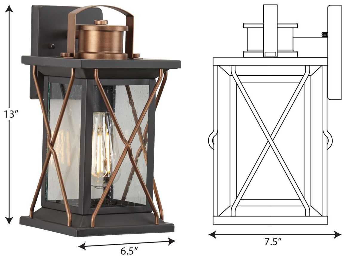 Image 4 Barlowe Collection One-Light Small Wall Lantern more views