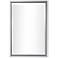 Barnaby White and Silver 22 1/4" x 32 1/4" Vanity Mirror