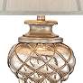 Barnes and Iv Luke 35 1/4" Mercury Glass Lamp with Square Riser
