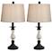 Barnes and Ivy 24" High Mercury Glass Accent Table Lamps