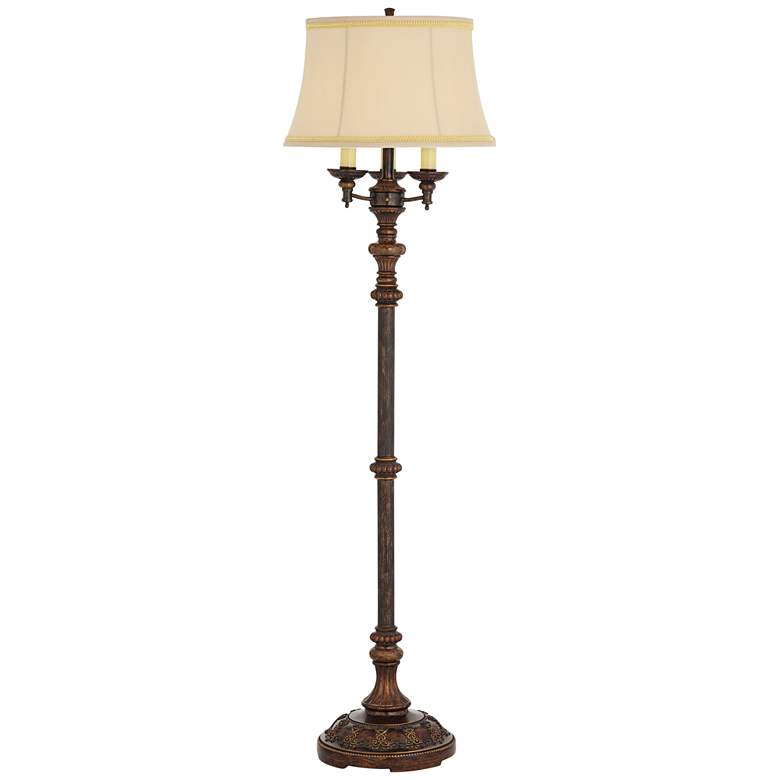Image 3 Barnes and Ivy 64 1/2" Italian Bronze 4-Light Traditional Floor Lamp