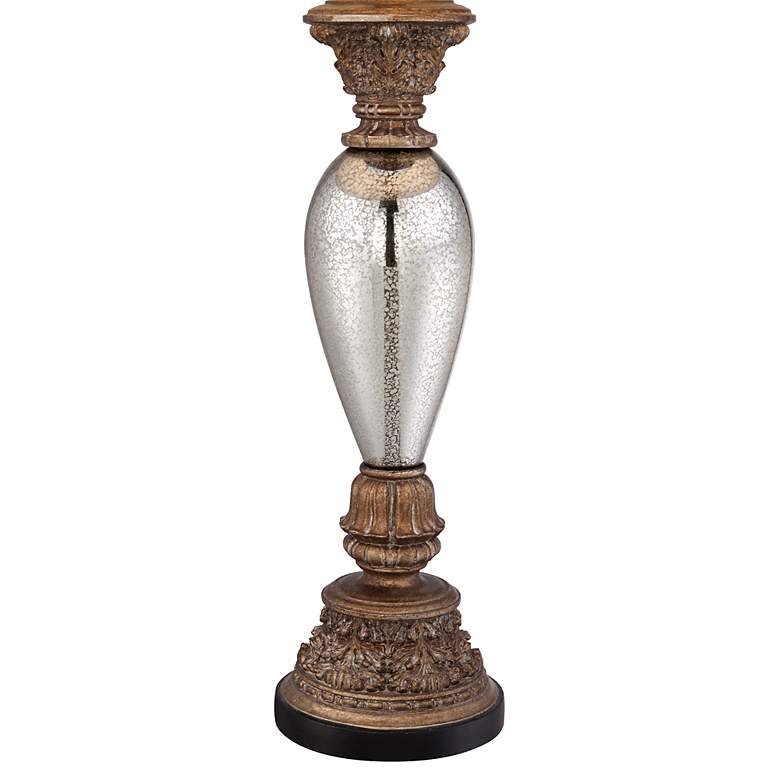 Image 3 Barnes and Ivy Alsace 32 1/2" Bronze and Mercury Glass Table Lamp more views