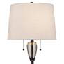 3_Barnes and Ivy Ashcroft 64" Glass Font Bronze Floor Lamp more views