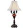 Barnes and Ivy Astor 34" High 4-Light Tortoise Shell Glass Table Lamp