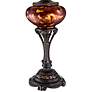 4_Barnes and Ivy Astor 38" Bronze and Tortoise Glass Traditional Lamp more views