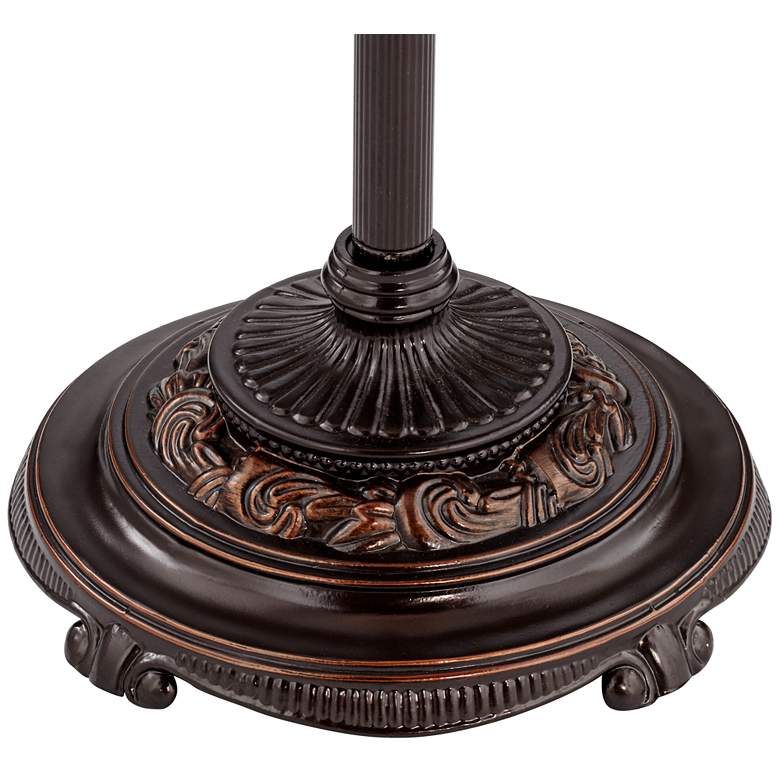 Image 6 Barnes and Ivy Astor 63" High Bronze Tortoise Shell Font Floor Lamp more views