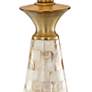 Barnes and Ivy Berach 29 3/4" Mother of Pearl Luxe Coastal Table Lamp