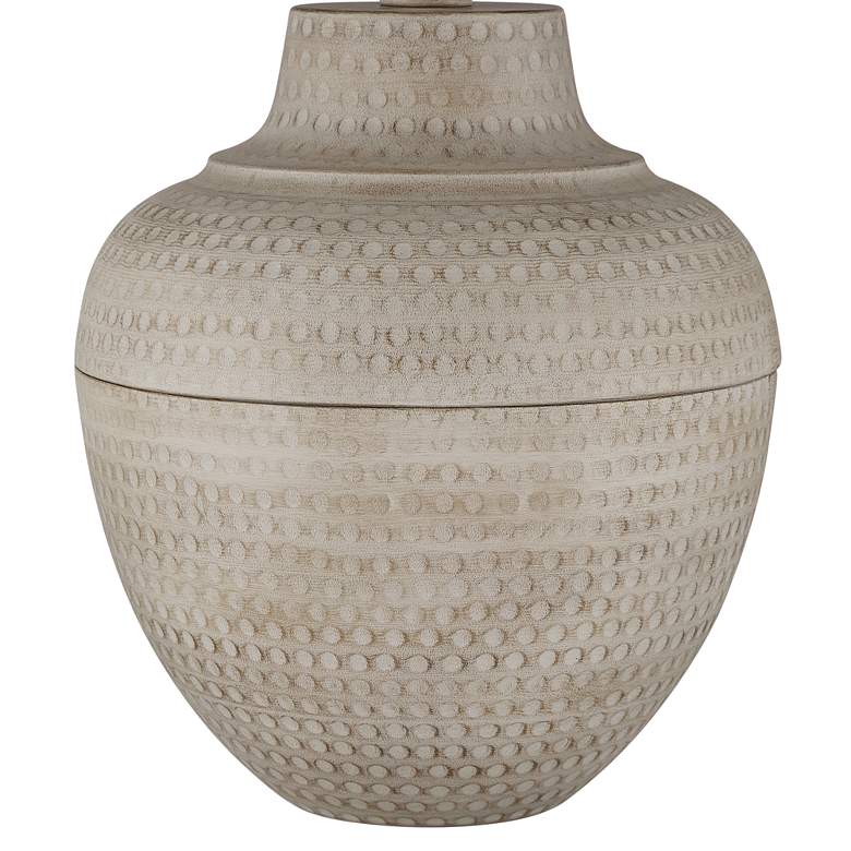 Image 6 Barnes and Ivy Brighton 27 1/4" Hammered Beige Pot Farmhouse Lamp more views