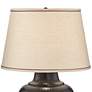 Barnes and Ivy Brighton 31 1/2" Hammered Pot Lamp with Black Riser