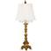 Barnes and Ivy Duval 34" High Gold and Crystal Candlestick Table Lamp