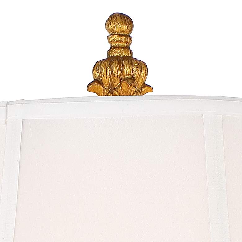 Image 3 Barnes and Ivy Duval 34" High Gold and Crystal Candlestick Table Lamp more views