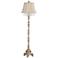 Barnes and Ivy Duval 63 1/2" French Crystal Candlestick Floor Lamp