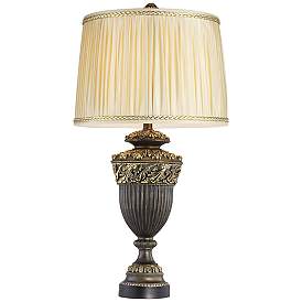 Image3 of Barnes and Ivy Florencio 31" Spanish Bronze Traditional Urn Table Lamp more views