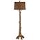 Barnes and Ivy Forrest Sequoia Tree 61" Wicker Shade Rustic Floor Lamp
