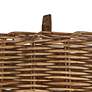 Thumbnail4 of Barnes and Ivy Forrest Sequoia Tree 61" Wicker Shade Rustic Floor Lamp more views