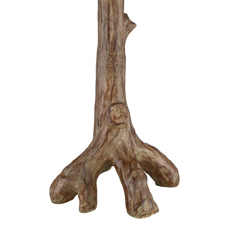 Image 7 Barnes and Ivy Forrest Sequoia Tree 61" Wicker Shade Rustic Floor Lamp more views