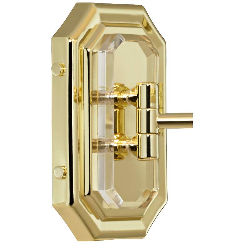 Image 4 Barnes and Ivy Fredericks Traditional Brass Plug-In Wall Lamps Set of 2 more views
