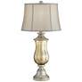 Barnes and Ivy Freida Mercury Glass Traditional Table Lamp with Night Light