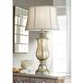 Barnes and Ivy Freida Mercury Glass Traditional Table Lamp with Night Light