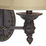Barnes and Ivy Godia Bronze Oval Plug-In Swing Arm Wall Lamp in scene