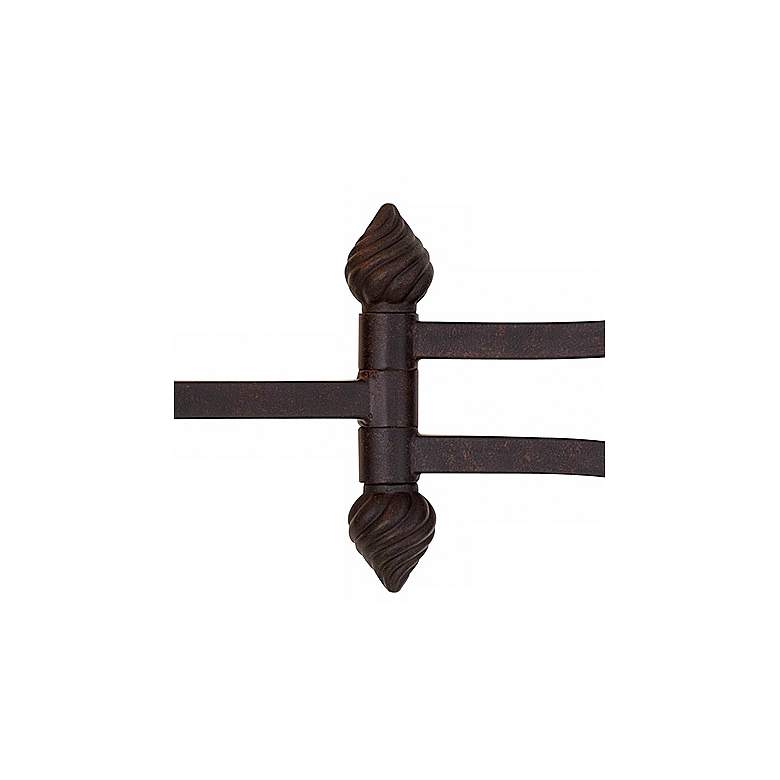 Image 3 Barnes and Ivy Godia Bronze Plug-In Swing Arm Wall Lamps Set of 2 more views