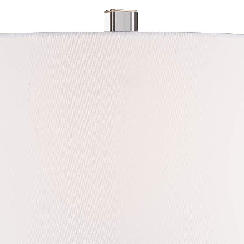 Image 4 Barnes and Ivy Iris 28" Blue and White Porcelain Table Lamps Set of 2 more views