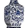 4_Barnes and Ivy Iris 28" Traditional Ceramic Lamp with Marble Riser more views