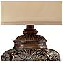 4_Barnes and Ivy Leafwork 32 1/2" Bronze Vase Table Lamp with USB Dimmer more views