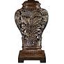 5_Barnes and Ivy Leafwork 32 1/2" Bronze Vase Table Lamp with USB Dimmer more views