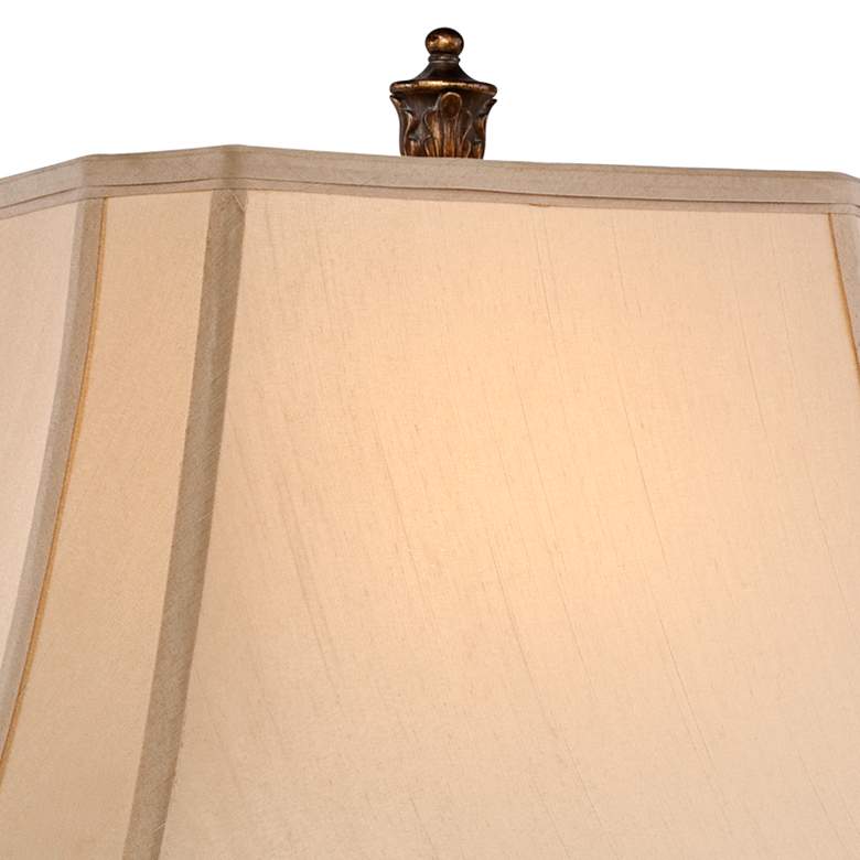 Image 7 Barnes and Ivy Leafwork 32 1/2" Rectangular Shade Traditional Lamp more views