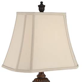 Image3 of Barnes and Ivy Leafwork Vase Table Lamps Set of 2 with USB Cord Dimmers more views