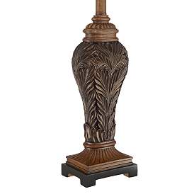 Image4 of Barnes and Ivy Leafwork Vase Table Lamps Set of 2 with USB Cord Dimmers more views