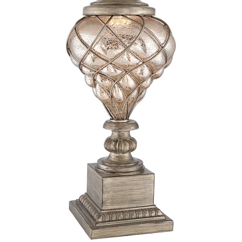 Image 7 Barnes and Ivy Luke 33 3/4" Glass Night Light Lamp with USB Dimmer more views