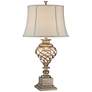 3_Barnes and Ivy Luke 33 3/4" Mercury Glass Night Light Table Lamp