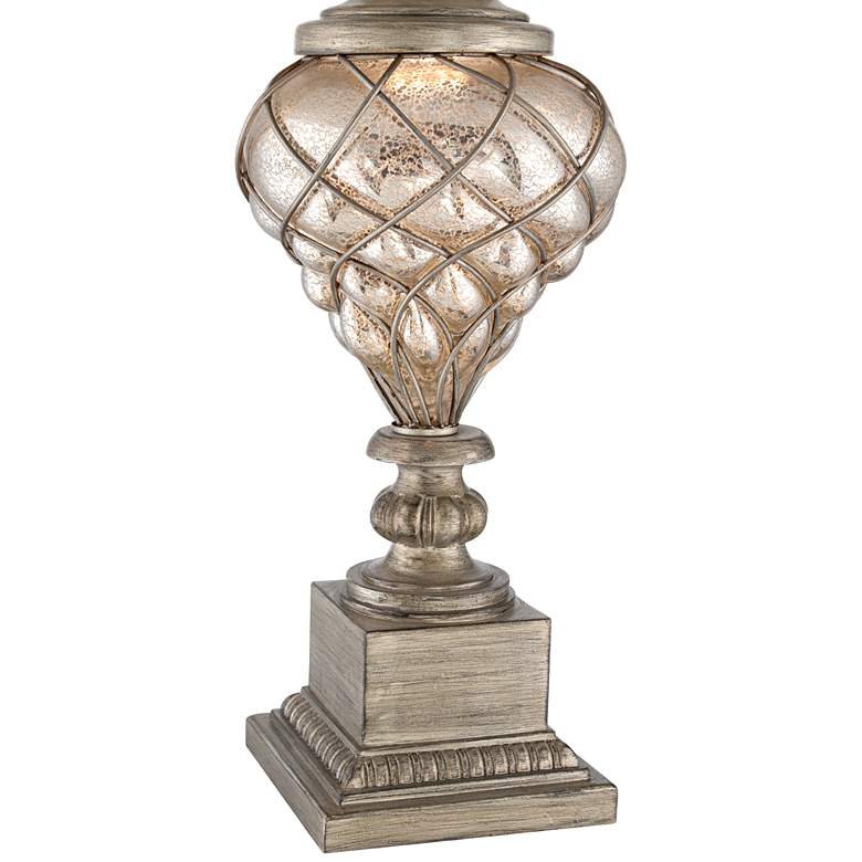 Image 6 Barnes and Ivy Mercury Glass 33 3/4" LED Night Light Lamps Set of 2 more views