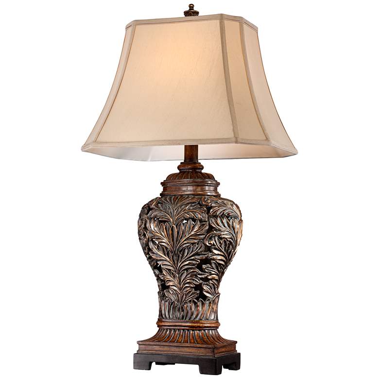 Image 7 Barnes and Ivy Oak Vase 32 1/2" Traditional Table Lamps Set of 2 more views