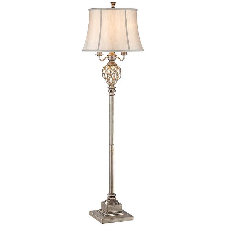 Image 2 Barnes and Ivy Olde 4-Light 63 1/2" Floor Lamp with LED Night Light