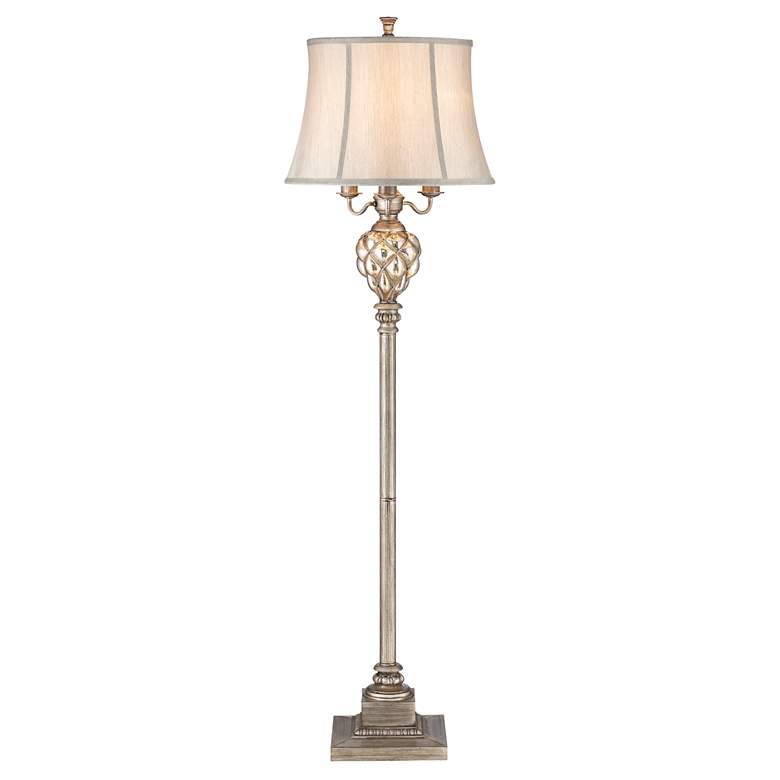 Image 7 Barnes and Ivy Olde 4-Light 63 1/2" Floor Lamp with LED Night Light more views