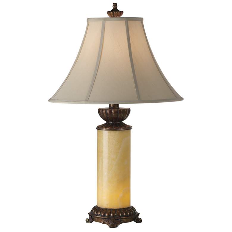 Image 2 Barnes and Ivy Onyx Stone 28 1/2" Night Light Table Lamp