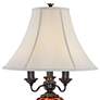 Barnes and Ivy Rhys 34" High 4-Light Tortoise Shell Glass Table Lamp
